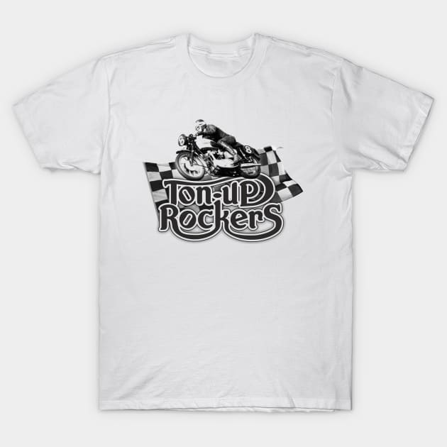 Ton-up Rockers T-Shirt by Shockin' Steve